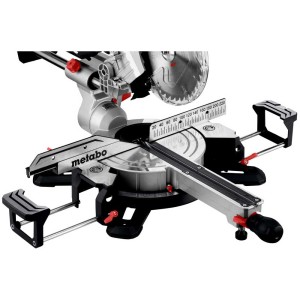 Troncatrice Metabo KGS 216 M, 1200 W, sega da tavolo per tagli precisi.