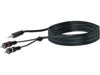 Schwaiger® Audio-Adapterkabel Schwarz 3 m