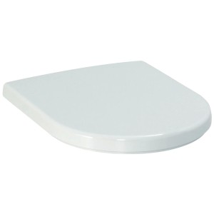 Sedile WC Laufen Pro bianco in Duroplast, 45x38 cm, con chiusura rallentata.