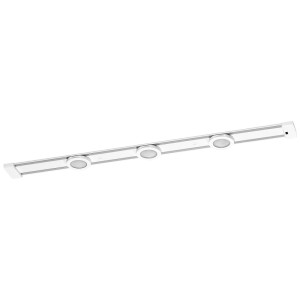 Osram LED Linéaire Magnet 3 Spots, blanc mat, 44,5 cm. Idéal pour cuisines et espaces de travail.