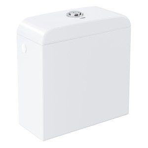 Cassetta di risciacquo esterna Grohe Euro Ceramic, bianco alpino, con funzione Dual Flush.