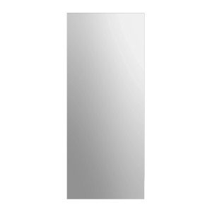 Specchio rettangolare in cristallo per porta, 50x120 cm, facile da montare.