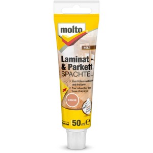 Molto Laminat- und Parkettspachtel Kirsche, 50ml Tube zum Ausbessern von Schäden.