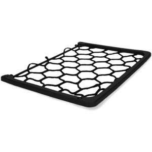 Filet de rangement Cartrend 31x21cm avec filet élastique et cadre en plastique noir pour voyage et transport.