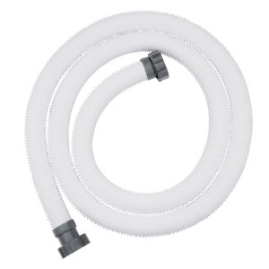 Tubo per piscina bianco, 3 m di lunghezza, 38 mm di diametro, per pompe filtro.