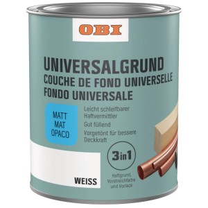 OBI Couche de fond universelle Gris mat 750 ml