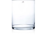 Vaso In Vetro Cilindrico Largo Sandra Rich -, Shop Online Vasi Vetro - Foto 5