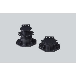 Support de terrasse OBI Big Foot, réglable de 6 à 14 cm, pour sous-structure de terrasse.