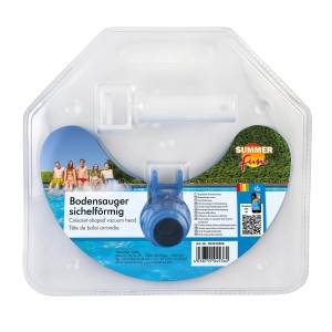 Aspirateur de piscine ovale Summer Fun, bleu, pour le nettoyage des piscines.