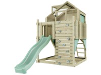 OutdoorToys Stelzenhaus Meteorit Holz Mintgrün