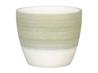 Scheurich Übertopf 950 Matcha Cream Hellgrün Ø 14 cm / Höhe 13 cm