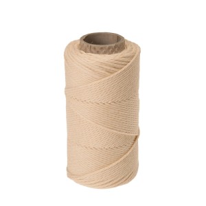 Ficelle de coton torsadée Conacord, Ø 1,3 mm, longueur 80 m, naturel.