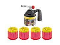 Rothenberger Lötlampen RoFlame Economy-Set inkl. 4 Gaskartuschen
