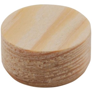 Cache conique en pin, Ø 20 mm, pour recouvrir vis et trous.