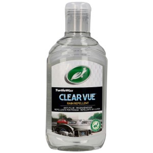 Turtle Wax Clearvue Rain Repellent 300ml pour une vision claire pendant la conduite.