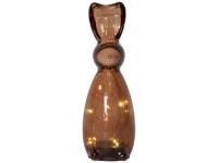 Star Trading LED-Dekorationsfigur Harry Brown Glas Braun 25 x 9 x 9 cm