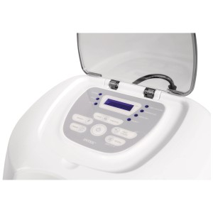 Système au sel Krystal Clear QS700 PLUS pour piscine, avec écran et clavier.