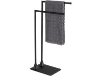 Handtuch-und Kleiderständer Hella lackiert Stahl matt Schwarz Handtuch-und Kleiderständer Hella lackiert Stahl matt Schwarz