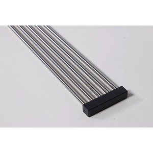 Lot de 5 barres rondes en acier inoxydable (Ø 10mm, 2000mm) pour remplissage de garde-corps.