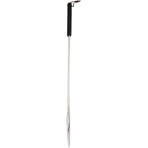 Cozze drehbarer Pizzaspachtel, Ø 18 cm, 76 cm lang, aus Edelstahl für Grill & Ofen.