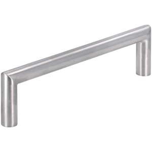 Maniglia per mobili Siro 2423H, acciaio inox, interasse 128 mm, per armadi e cucine.