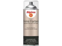 Alpina Feine Farben Sprühlack Klassisches matt Schwarz 400 ml