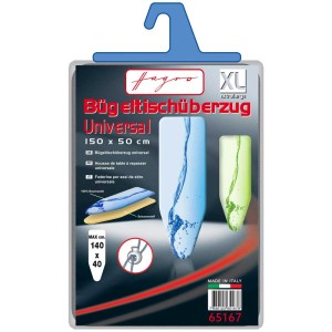 Copriasse da stiro Hagro Universal 150x50 cm con clip di fissaggio.