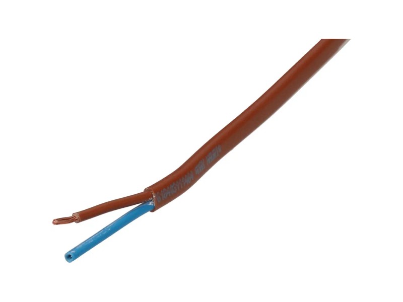 Meister Euro power cable with switch - 2 m - white - plastic cable H03VVH2- F2X0.75-2 conductors - IP20 / connection cable with euro plug/connection cable/installation material / 7442510
