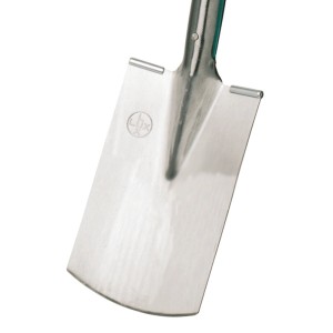 Vanga in acciaio LUX Comfort, 85 cm, con protezione per il piede per il giardinaggio.