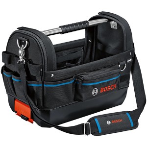 Sacoche à outils Bosch Professional GWT 20 Set avec 8 outils à main et accessoires.