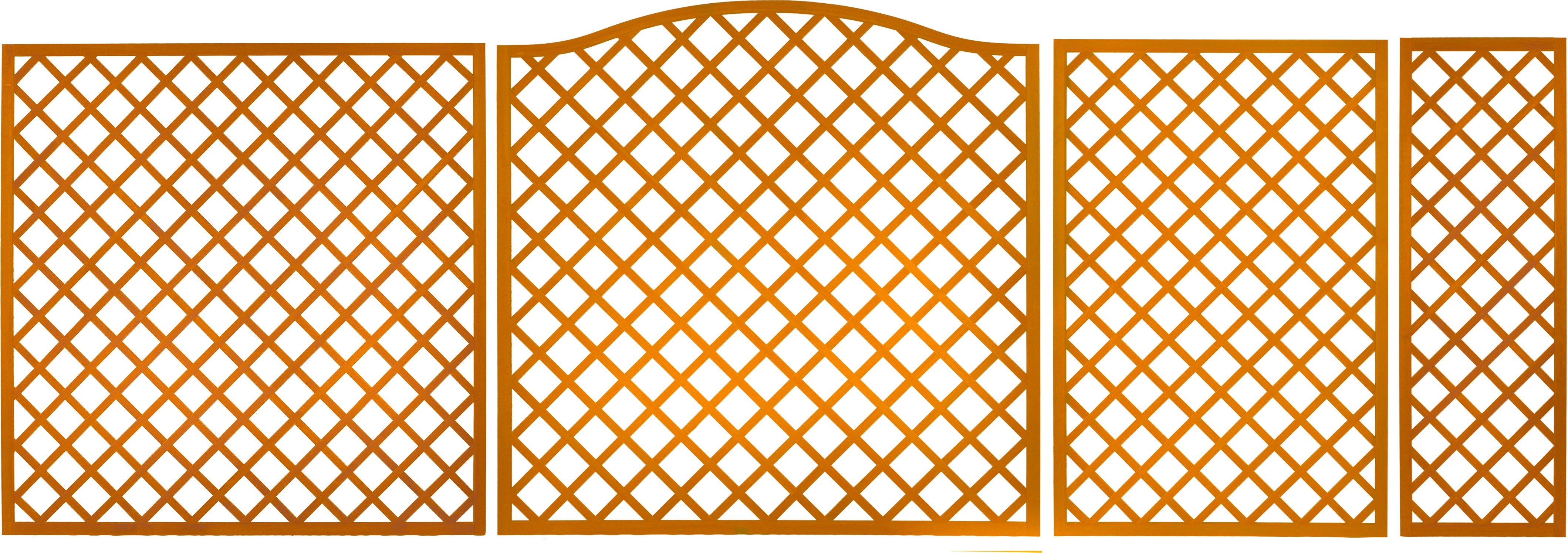SichtschutzzaunElement Pergola Nancy Pinienfarben 180 x 60 cm kaufen