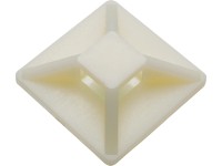 OBI Klebesockel Weiss 27 x 27 mm / 50 Stk.