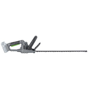 Taille-haie sans fil LUX A-HS-20/52-24, taille-haie gris avec batterie et dispositif de coupe.