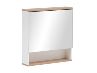 Badmobil Spiegelschrank Chi 2-türig Eiche-Weiss Badmobil Spiegelschrank Chi 2-türig Eiche-Weiss