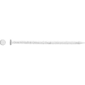 Clou à panneaux LUX blanc, 1,8x25mm, pour panneaux bois et plastique, lot de 100.
