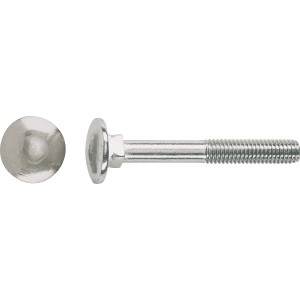 Boulon de carrosserie M6x60 mm acier inoxydable A2 10 pcs