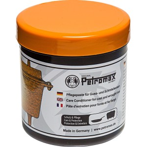 Petromax pâte d'entretien pour fonte et fer forgé, 250ml, pour l'entretien des ustensiles de grill.