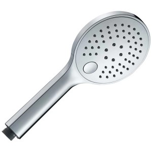 Pommeau de douche chromé Diaqua Siwa PCR avec différents jets pour une expérience de douche agréable.