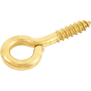 Occhiello a vite ottone Ø 2,3 x 12 mm / 6 pz.