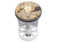 Excenterstopfen mit Dekor Strandperle Ø 38 - 40 mm