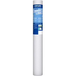 Rouleau de Vliesfaser Basic 105, papier peint à peindre avec une texture légère.