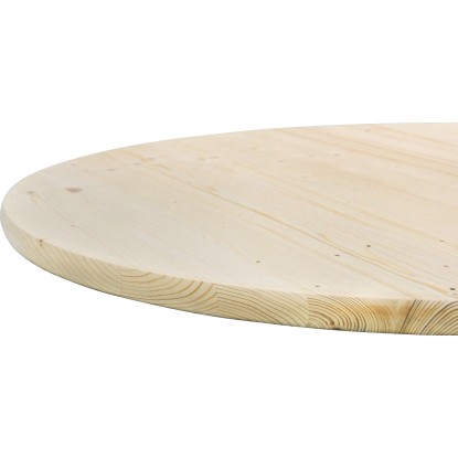 OBI Tischplatte Fichte Ø 100 cm / Stärke 28 mm