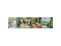 Leinwandbild Canvas Waterfalls 25 x 25 cm / 4-tlg.