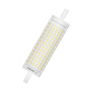 Lampe LED blanche Osram Line 118 R7S, 20 W, avec de nombreuses petites LED.