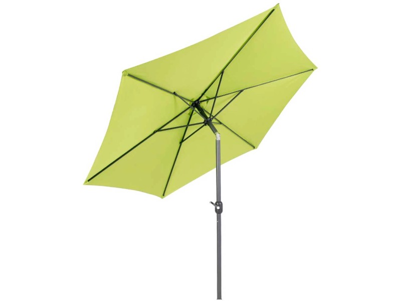 Sonnenschirm mit Kurbel und Knick LimeGrün Ø 3 m kaufen bei OBI