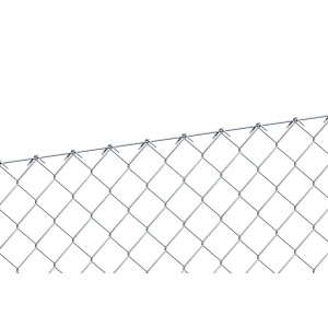 Grillage à mailles carrées galvanisé Gah Alberts, hauteur 1,2 m, longueur 10 m.