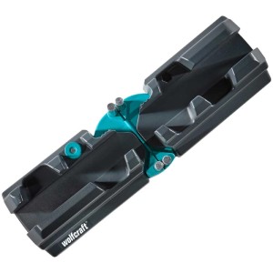 Wolfcraft Boîte à onglets et équerre d'angle pour coupes d'onglets précises et mesure d'angle.