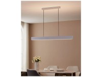 Eglo LED-Hängeleuchte Andreas-Z RGB Aluminium Grau Breite 117 cm / 4'600 lm