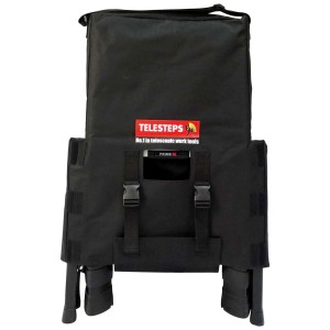 Sac de transport noir Telesteps pour échelles télescopiques, accessoire pour un transport sûr.