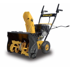 Fraise à neige thermique Stanley SPT-163-560, jaune/noir, largeur de déblaiement 56 cm.